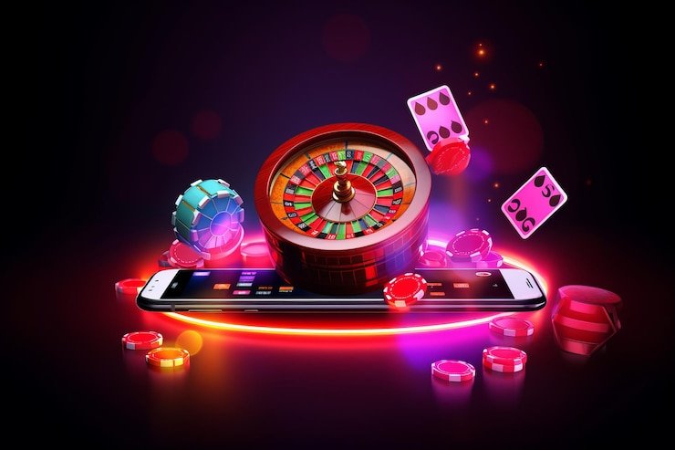 Meja Caribbean Stud Poker live casino dengan dealer profesional dan antarmuka bermain yang jelas
